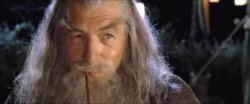 Gandalf pipe smile Meme Template