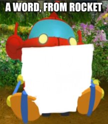 A Word From Rocket Meme Template
