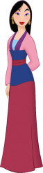 Fa Mulan in her Earrings and Makeup Meme Template