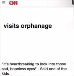 Blank visits orphanage Meme Template