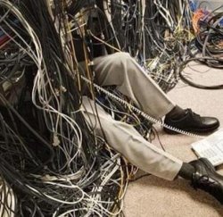 Tangled Cables Meme Template