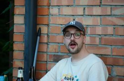 mildly shocked man Meme Template