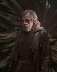 Old Luke Skywalker Meme Template