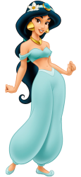 Princess Jasmine Wearing a Flower on her Hair Meme Template