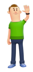 Transparent Renderforest guy Meme Template
