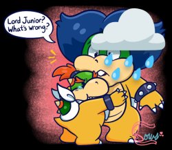 Bowser JR cry for ludwig Meme Template