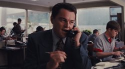 Wolf of wallstreet phone Meme Template