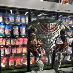Walmart Radioactive Shrimp Meme Template