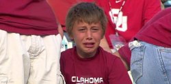 Crying Oklahoma fan Meme Template