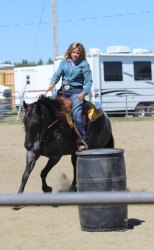 Barrel racing Meme Template
