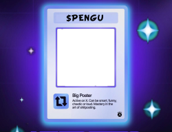 Pengu Card Meme Template