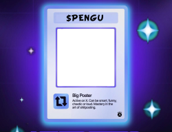 Pengu Card Meme Template