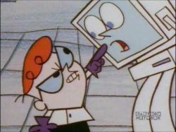 Dexter and Computress Meme Template