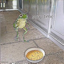 Soup time frog Meme Template