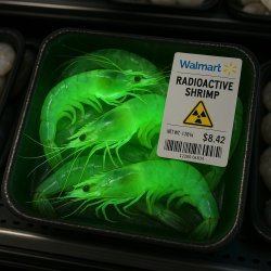 Radioactive Shrimp Meme Template