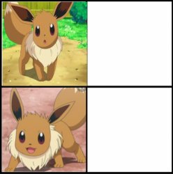Eevee Drake Format Meme Template