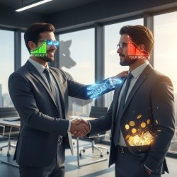 AI account manager Meme Template
