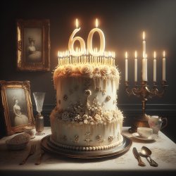 60 candles on a birthday cake Meme Template