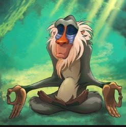 Rafiki meditation Meme Template