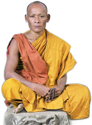 Cambodian Monk Meme Template