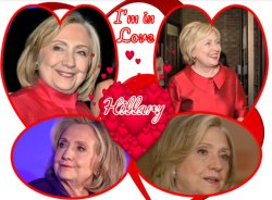 Hillary Heart Throb I'm in Love Meme Template