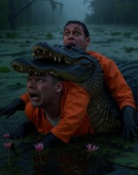 Alligator Alcatraz Meme Template