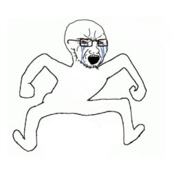 Mad Soyjack Meme Template