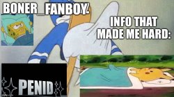boner-fanboy annoucment Meme Template