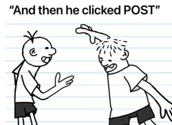And then he clicked post Meme Template