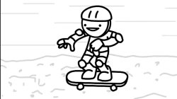 ASDFMovie Skater Kid Meme Template