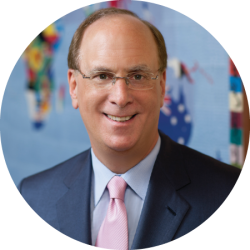 Larry Fink bubble Meme Template