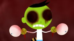PBS kids del eye rip Meme Template