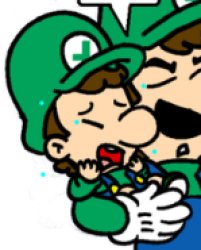 Baby mario's brother Meme Template