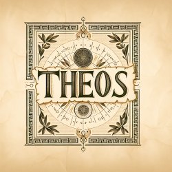 Theos" (θεός): the Greek word Meme Template