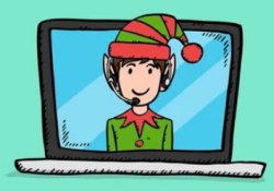 Laptop Elf Meme Template