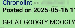 GREAT GOOGLY MOOGLY Meme Template