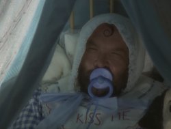 Bud Spencer as a baby with beard Meme Template
