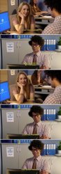 IT crowd glasses Meme Template