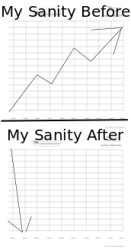 My Sanity Before And After Meme Template