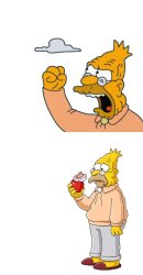 Mad then realize Meme Template