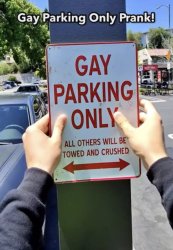 Gay sign Meme Template