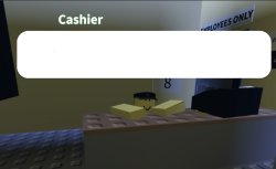 Cashier saying something Meme Template