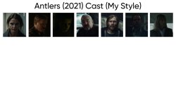 Antlers (2021) Cast (My Style) Meme Template
