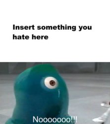 B.O.B. Screams Nooooooo at who Meme Template