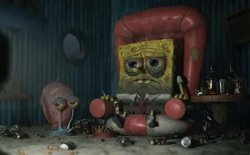 Fed up Spongebob Meme Template