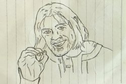 One Does Not Simply notebook sketch Meme Template