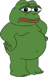 Fat pepe the frog Meme Template