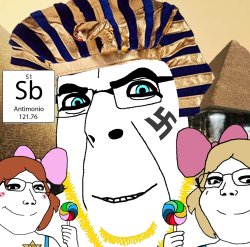 Antimony soyjak Meme Template