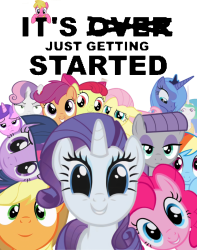 It's Just getting started my little pony Meme Template