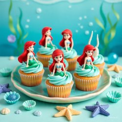 Princess Ariel Cupcakes Meme Template